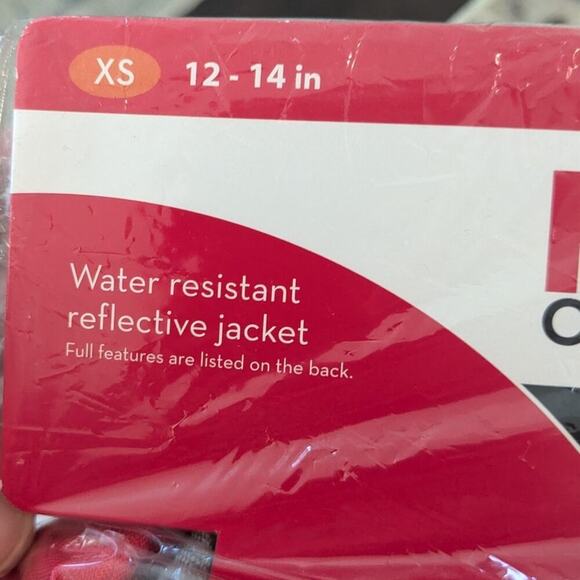 NEW Kong Dog Rip Stop Blanket Coat Jacket Water Resistant Fleece Size XS RED - Picture 7 of 8